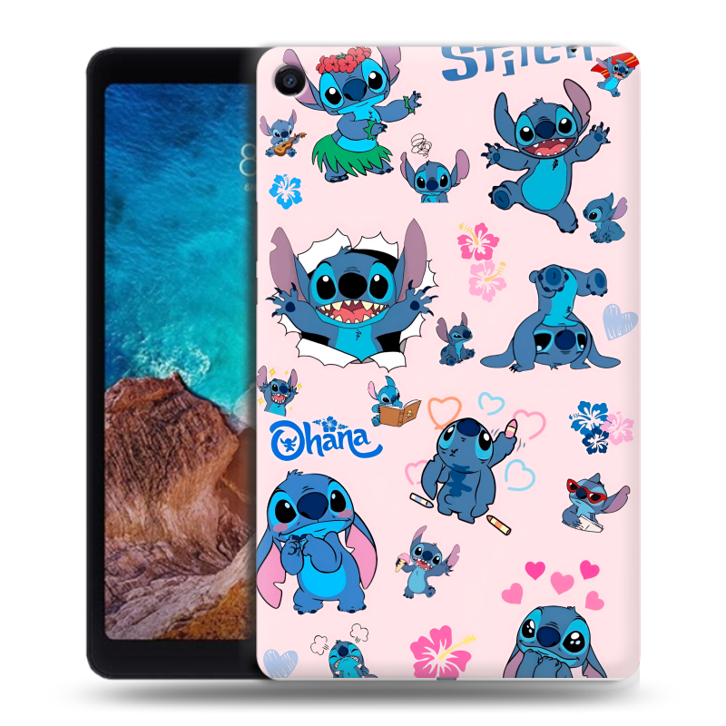 Силиконовый чехол на Xiaomi Mi Pad 4 Plus с принтом Лило и Стич Силиконовый чехол на Xiaomi Mi Pad 4 Plus с принтом Лило и Стич