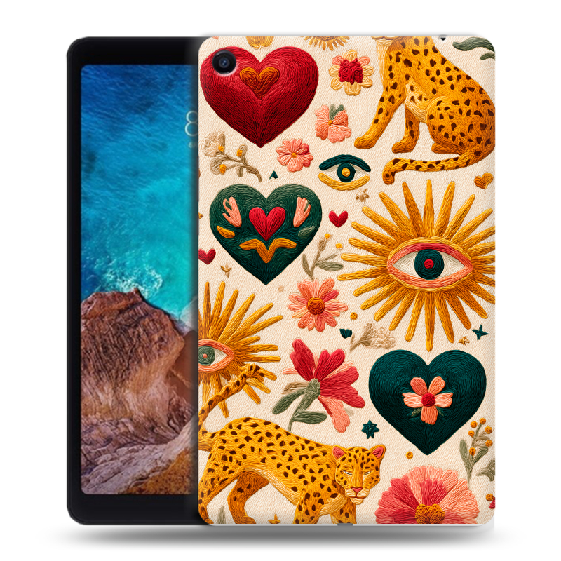 Силиконовый чехол на Xiaomi Mi Pad 4 Plus с принтом Модный принт Силиконовый чехол на Xiaomi Mi Pad 4 Plus с принтом Модный принт