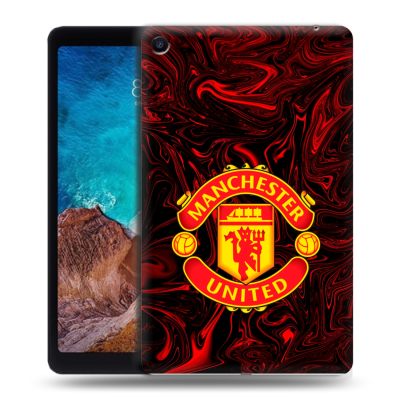 Силиконовый чехол на Xiaomi Mi Pad 4 Plus с принтом Manchester United Силиконовый чехол на Xiaomi Mi Pad 4 Plus с принтом Manchester United