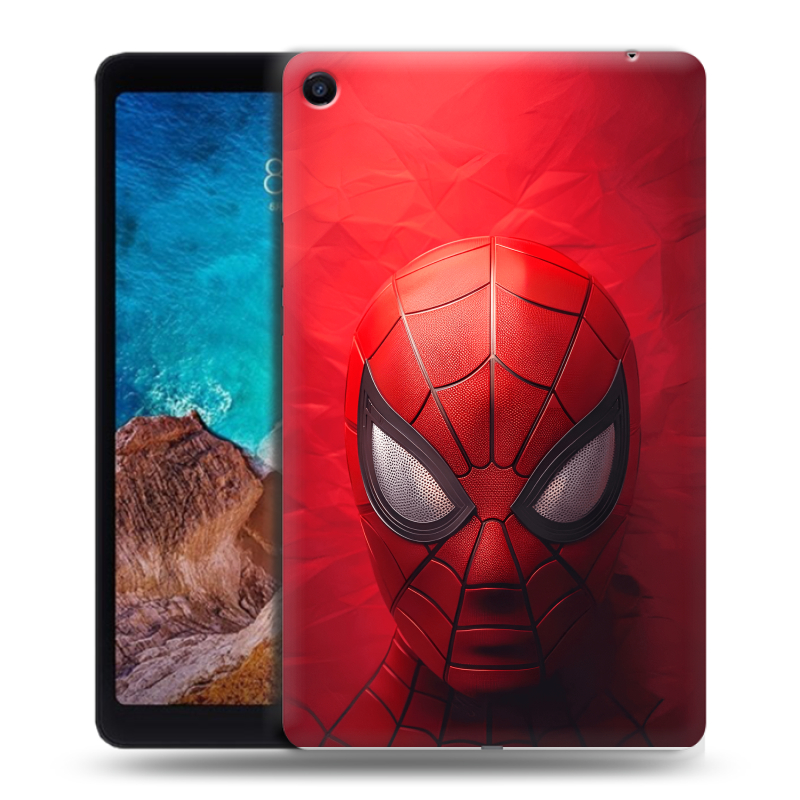 Силиконовый чехол на Xiaomi Mi Pad 4 Plus с принтом Spiderman Человек паук Силиконовый чехол на Xiaomi Mi Pad 4 Plus с принтом Spiderman Человек паук