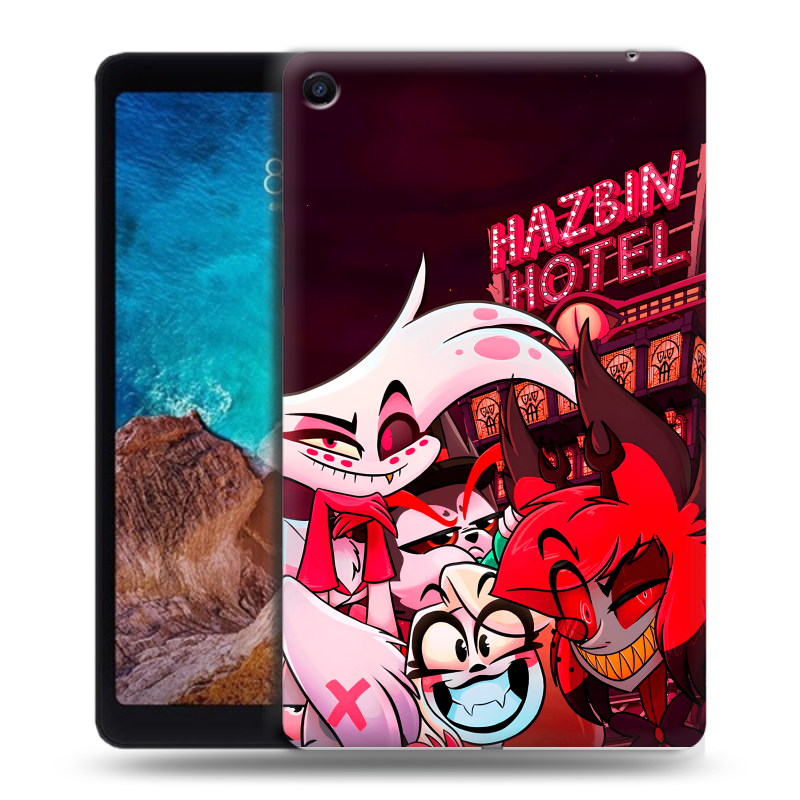 Силиконовый чехол на Xiaomi Mi Pad 4 Plus с принтом Hazbin Hotel Отель Хазбин Силиконовый чехол на Xiaomi Mi Pad 4 Plus с принтом Hazbin Hotel Отель Хазбин