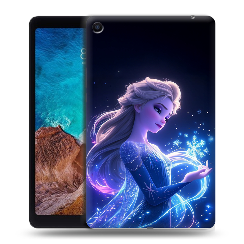 Силиконовый чехол на Xiaomi Mi Pad 4 Plus с принтом Холодное сердце Frozen Силиконовый чехол на Xiaomi Mi Pad 4 Plus с принтом Холодное сердце Frozen