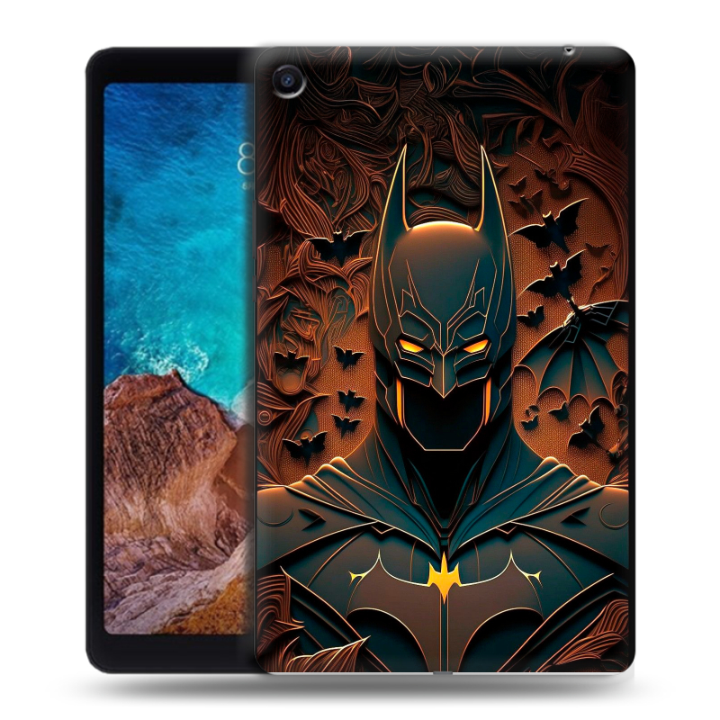 Силиконовый чехол на Xiaomi Mi Pad 4 Plus с принтом Batman Бэтмен Силиконовый чехол на Xiaomi Mi Pad 4 Plus с принтом Batman Бэтмен