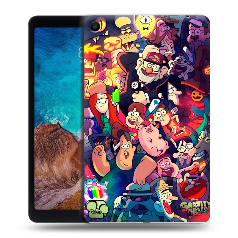 Силиконовый чехол на Xiaomi Mi Pad 4 Plus с принтом Gravity Falls Гравити Фолз Силиконовый чехол на Xiaomi Mi Pad 4 Plus с принтом Gravity Falls Гравити Фолз