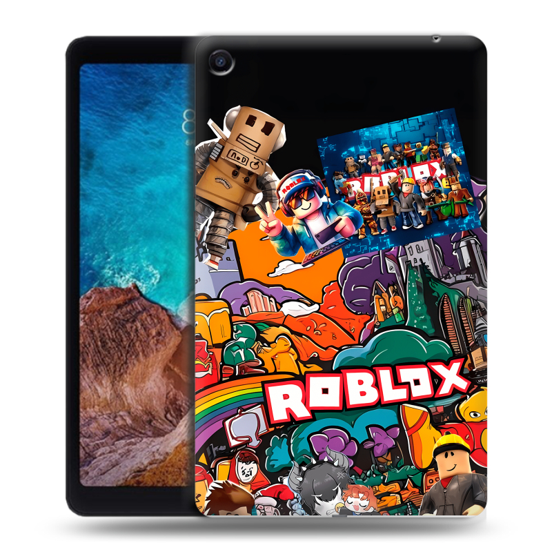Силиконовый чехол на Xiaomi Mi Pad 4 Plus с принтом Roblox Роблокс Силиконовый чехол на Xiaomi Mi Pad 4 Plus с принтом Roblox Роблокс