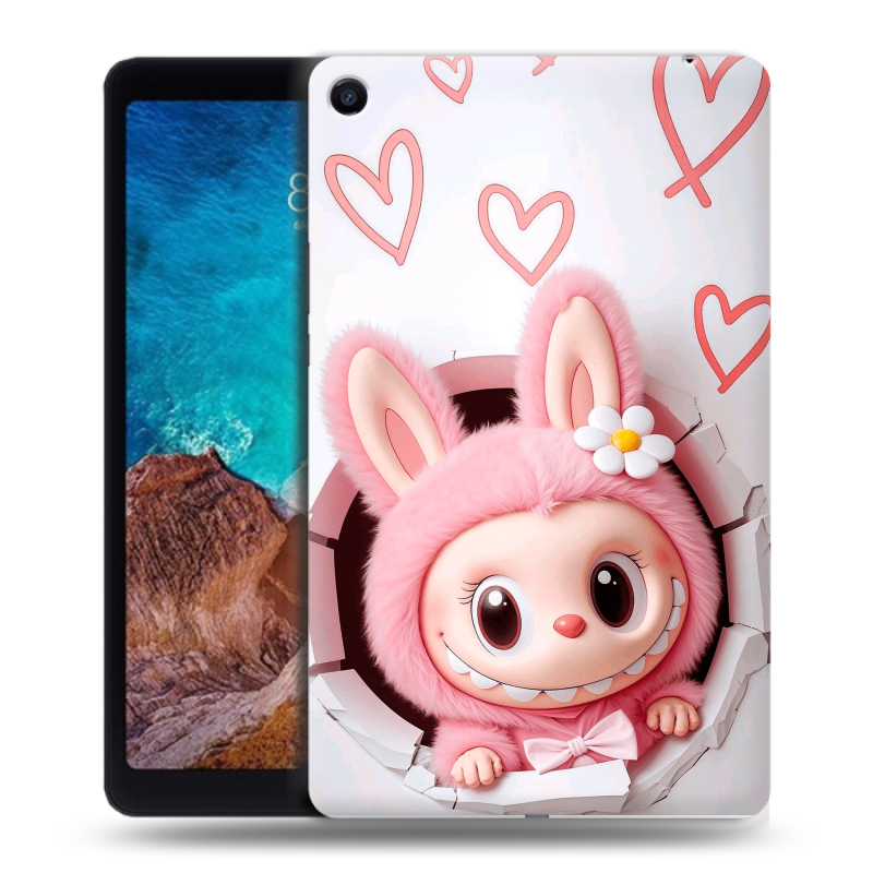 Силиконовый чехол на Xiaomi Mi Pad 4 Plus с принтом Labubu Лабубу Силиконовый чехол на Xiaomi Mi Pad 4 Plus с принтом Labubu Лабубу