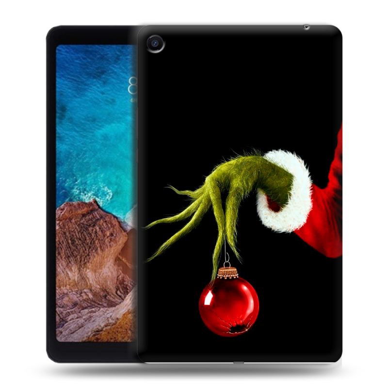 Силиконовый чехол на Xiaomi Mi Pad 4 Plus с принтом Новый год Гринч Силиконовый чехол на Xiaomi Mi Pad 4 Plus с принтом Новый год Гринч