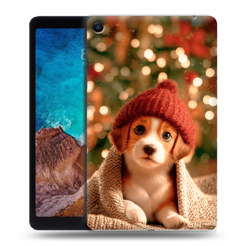 Силиконовый чехол на Xiaomi Mi Pad 4 Plus с принтом Новый год Силиконовый чехол на Xiaomi Mi Pad 4 Plus с принтом Новый год