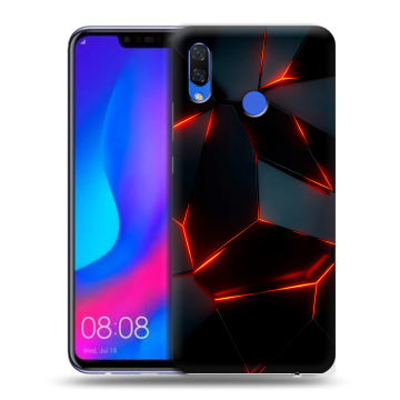 Пластиковый чехол на Huawei Nova 3 с принтом Яркие абстракции