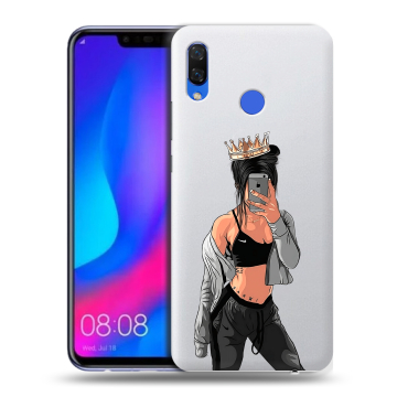 Пластиковый чехол на Huawei Nova 3 с принтом Женские принты