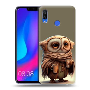 Пластиковый чехол на Huawei Nova 3 с принтом Сова