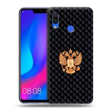 Пластиковый чехол на Huawei Nova 3 с принтом Герб России принт Пластиковый чехол на Huawei Nova 3 с принтом Герб России принт