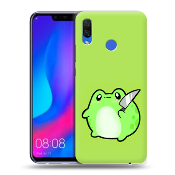 Пластиковый чехол на Huawei Nova 3 с принтом Лягушенок