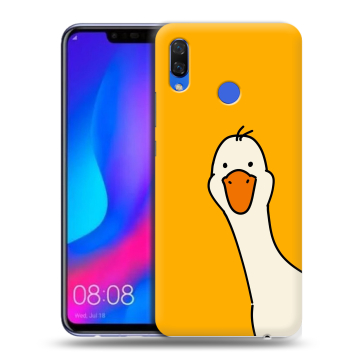 Пластиковый чехол на Huawei Nova 3 с принтом Утка Пластиковый чехол на Huawei Nova 3 с принтом Утка