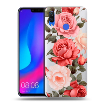 Пластиковый чехол на Huawei Nova 3 с принтом Розы Пластиковый чехол на Huawei Nova 3 с принтом Розы