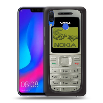 Пластиковый чехол на Huawei Nova 3 с принтом Ретро Нокия