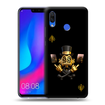 Пластиковый чехол на Huawei Nova 3 с принтом Золотой скрудж макдак
