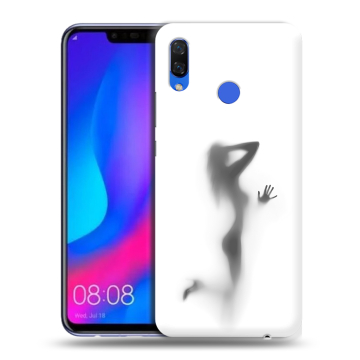 Пластиковый чехол на Huawei Nova 3 с принтом Силуэт