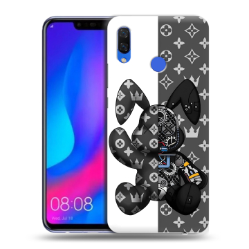 Пластиковый чехол на Huawei Nova 3 с принтом Луи робот