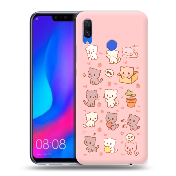 Пластиковый чехол на Huawei Nova 3 с принтом Hello Kitty Хелоу Кити Пластиковый чехол на Huawei Nova 3 с принтом Hello Kitty Хелоу Кити