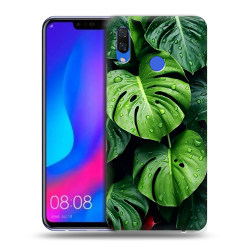 Пластиковый чехол на Huawei Nova 3 с принтом Листья Пластиковый чехол на Huawei Nova 3 с принтом Листья