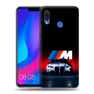 Пластиковый чехол на Huawei Nova 3 с принтом БМВ BMW