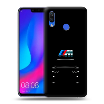 Пластиковый чехол на Huawei Nova 3 с принтом БМВ BMW