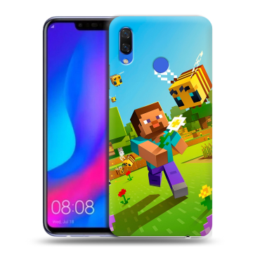 Пластиковый чехол на Huawei Nova 3 с принтом Майнкрафт Minecraft Пластиковый чехол на Huawei Nova 3 с принтом Майнкрафт Minecraft