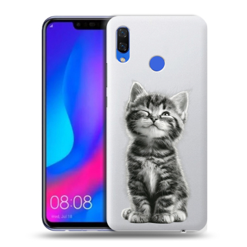Пластиковый чехол на Huawei Nova 3 с принтом Котенок Пластиковый чехол на Huawei Nova 3 с принтом Котенок