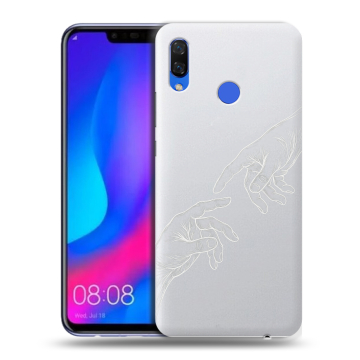 Пластиковый чехол на Huawei Nova 3 с принтом Сотворение мира Пластиковый чехол на Huawei Nova 3 с принтом Сотворение мира
