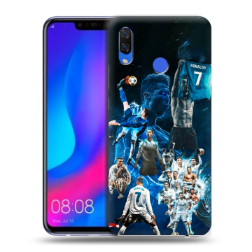 Пластиковый чехол на Huawei Nova 3 с принтом Реал Роналдо Пластиковый чехол на Huawei Nova 3 с принтом Реал Роналдо