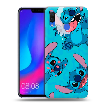Пластиковый чехол на Huawei Nova 3 с принтом Лило и Стич