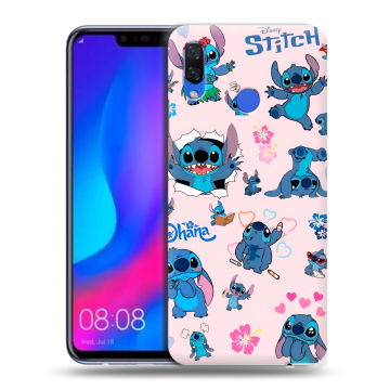 Пластиковый чехол на Huawei Nova 3 с принтом Лило и Стич