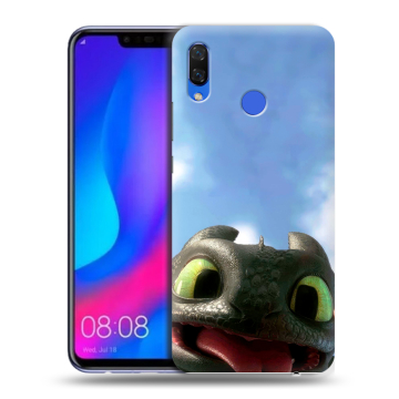Пластиковый чехол на Huawei Nova 3 с принтом Как приручить дракона