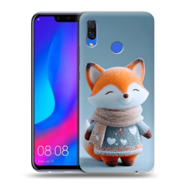 Пластиковый чехол на Huawei Nova 3 с принтом Лиса