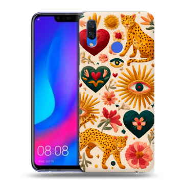 Пластиковый чехол на Huawei Nova 3 с принтом Модный принт