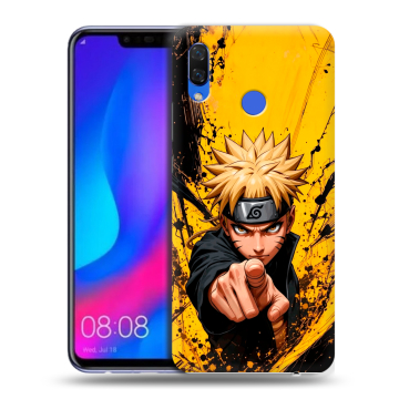 Пластиковый чехол на Huawei Nova 3 с принтом Naruto Наруто
