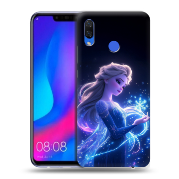 Пластиковый чехол на Huawei Nova 3 с принтом Холодное сердце Frozen