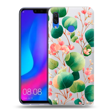Пластиковый чехол на Huawei Nova 3 с принтом женский