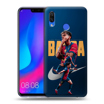 Пластиковый чехол на Huawei Nova 3 с принтом Барселона Barca Yamal 