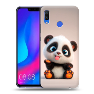 Пластиковый чехол на Huawei Nova 3 с принтом милая панда