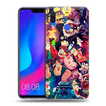 Пластиковый чехол на Huawei Nova 3 с принтом Gravity Falls Гравити Фолз