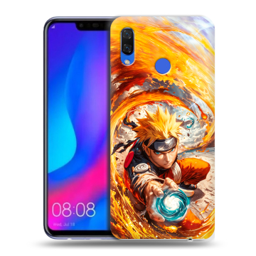 Пластиковый чехол на Huawei Nova 3 с принтом Аниме Наруто Naruto