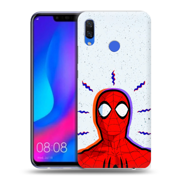Пластиковый чехол на Huawei Nova 3 с принтом Spiderman Человек паук