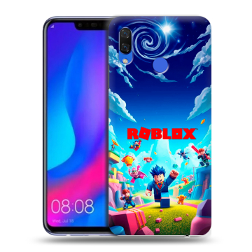 Пластиковый чехол на Huawei Nova 3 с принтом Roblox Роблокс Пластиковый чехол на Huawei Nova 3 с принтом Roblox Роблокс