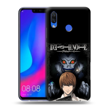 Пластиковый чехол на Huawei Nova 3 с принтом Death note Тетрадь смерти