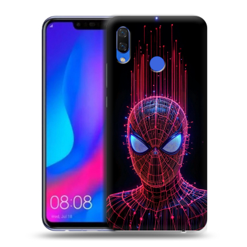 Пластиковый чехол на Huawei Nova 3 с принтом Spiderman Человек паук
