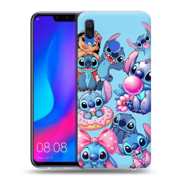 Пластиковый чехол на Huawei Nova 3 с принтом Лило и Стич