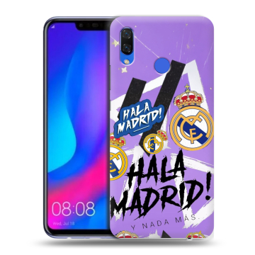 Пластиковый чехол на Huawei Nova 3 с принтом Real Madrid Реал Мадрид