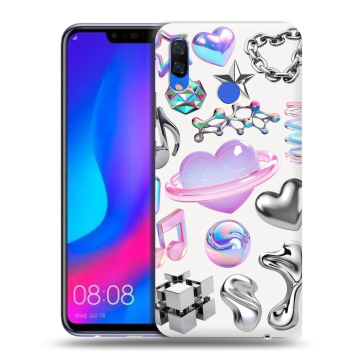 Пластиковый чехол на Huawei Nova 3 с принтом Y2K Пластиковый чехол на Huawei Nova 3 с принтом Y2K